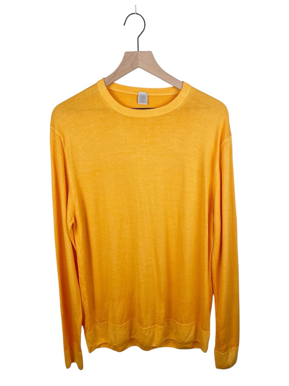 Eleventy Platinum Special Collection Sweater Wool Silk Men's Size XXL Yellow